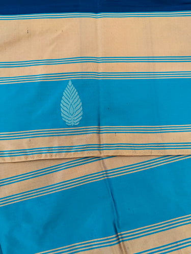 Kanchipuram silk saree | Black | Handwoven | Ships from California
